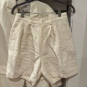 NWT! Anine Bing Carrie Linen Shorts